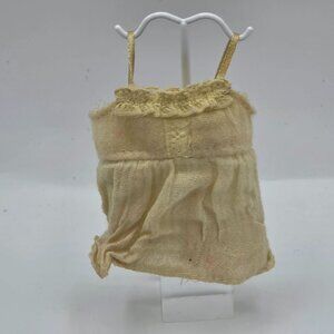 Vintage Spin Master Doll Top 2010 Yellow Lace Trimmed